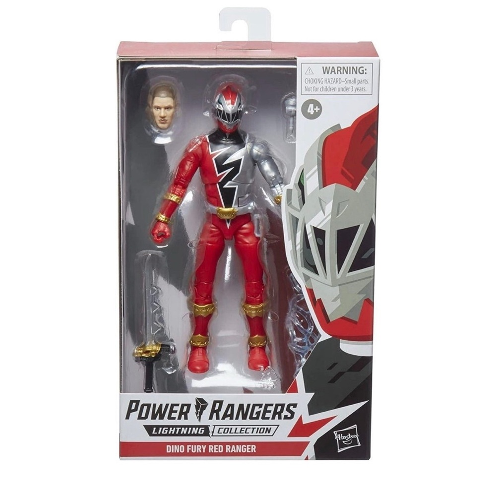 Power Rangers Lightning Collection Dino Fury Red Ranger Action Figure - Picture 9 of 9